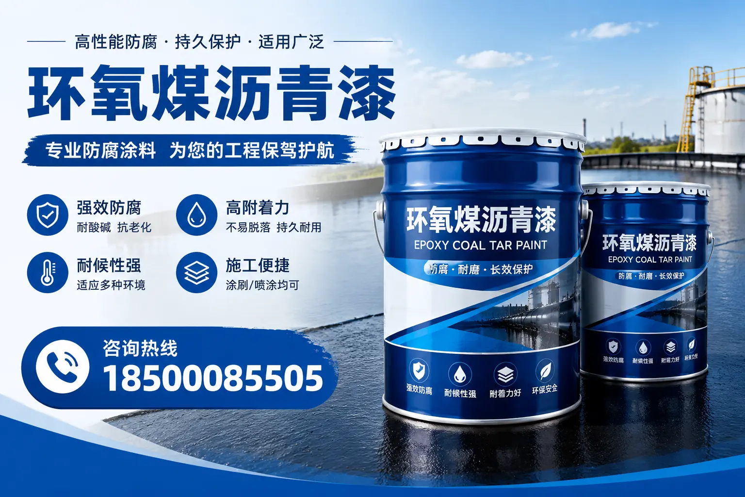 环氧煤沥青漆与其他漆类的比较，白沙用户的选择依据